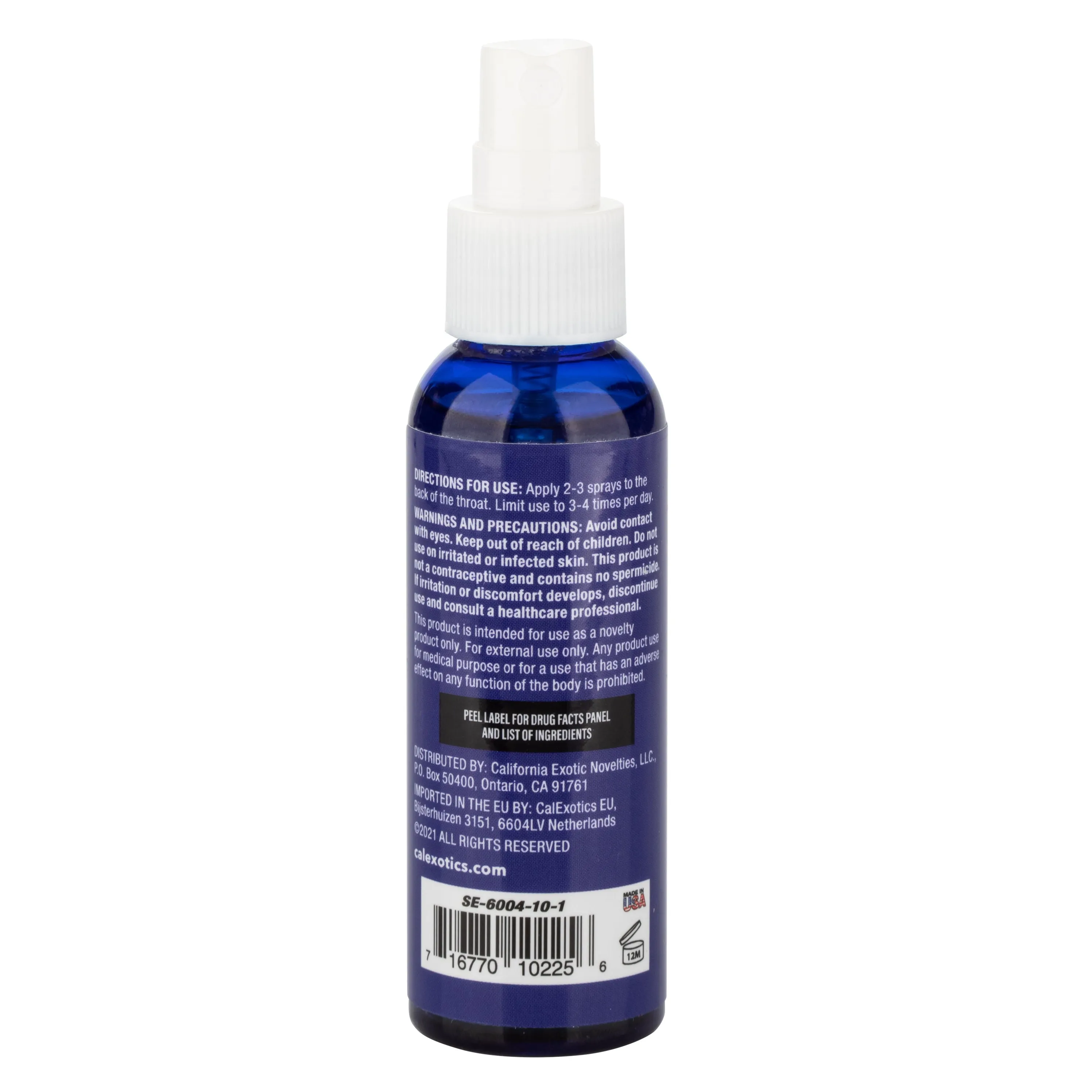 Admiral Blow Spearmint Desensitizing Throat Spray - 2 Fl. Oz.