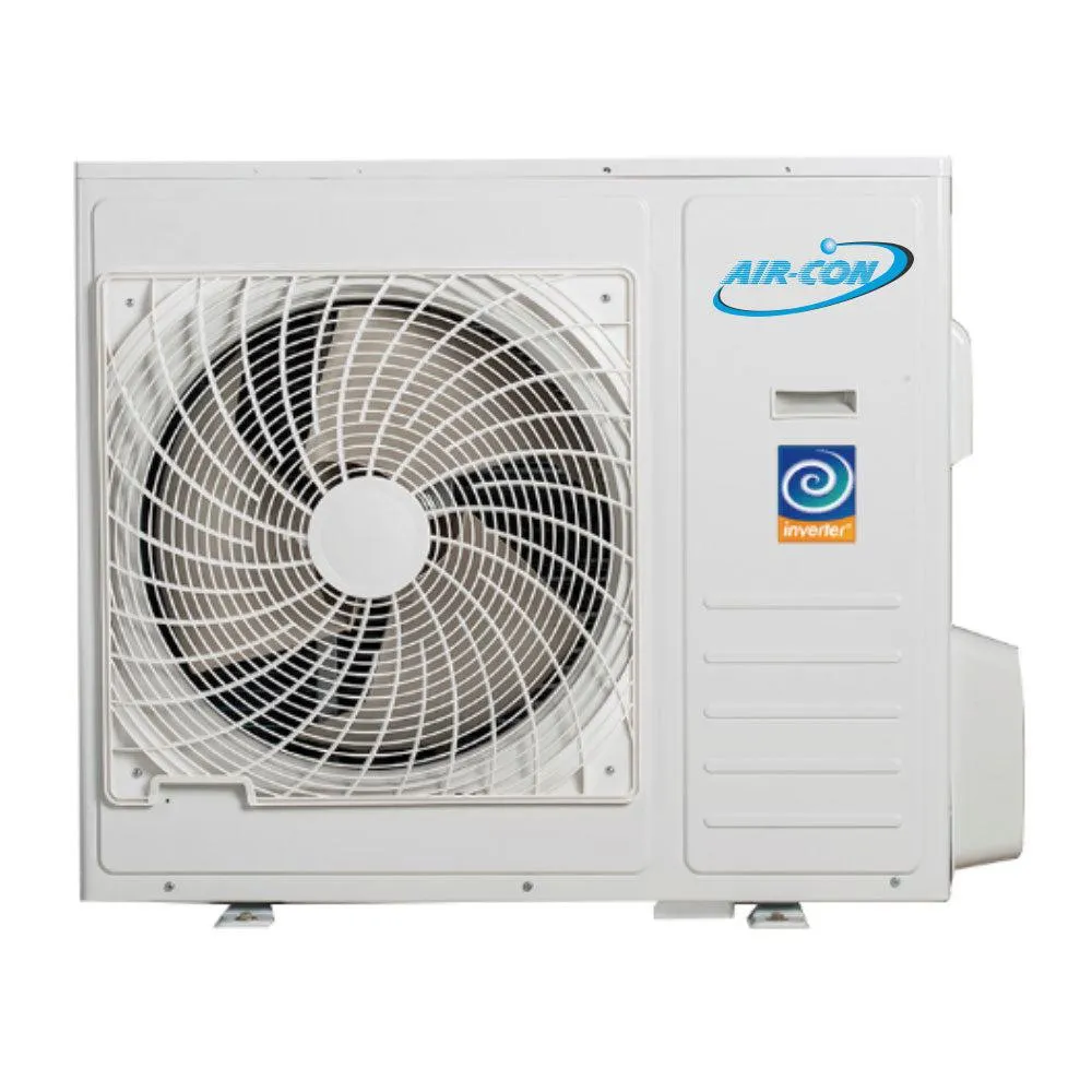 Air-Con 24,000 BTU 20 SEER 3-Zone Ceiling Cassette 9K 9K 9K Mini-Split Heat Pump System