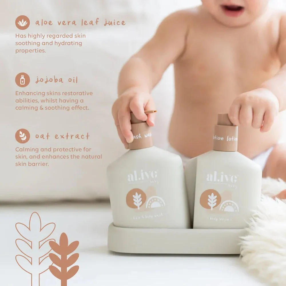 Al.ive  Baby Hair & Body Duo - Calming Oatmeal