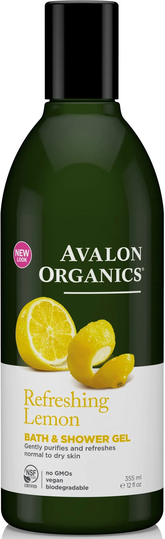 Avalon Organics Lemon Bath & Shower Gel, 350ml