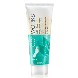 Avon Foot Works All in One Pedicure Cream - 75ml