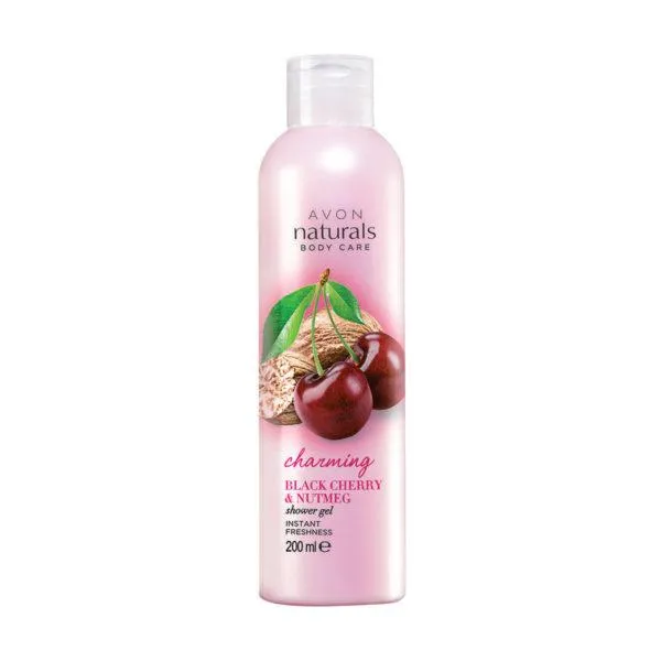 Avon Naturals Black Cherry & Nutmeg Shower Gel - 200ml