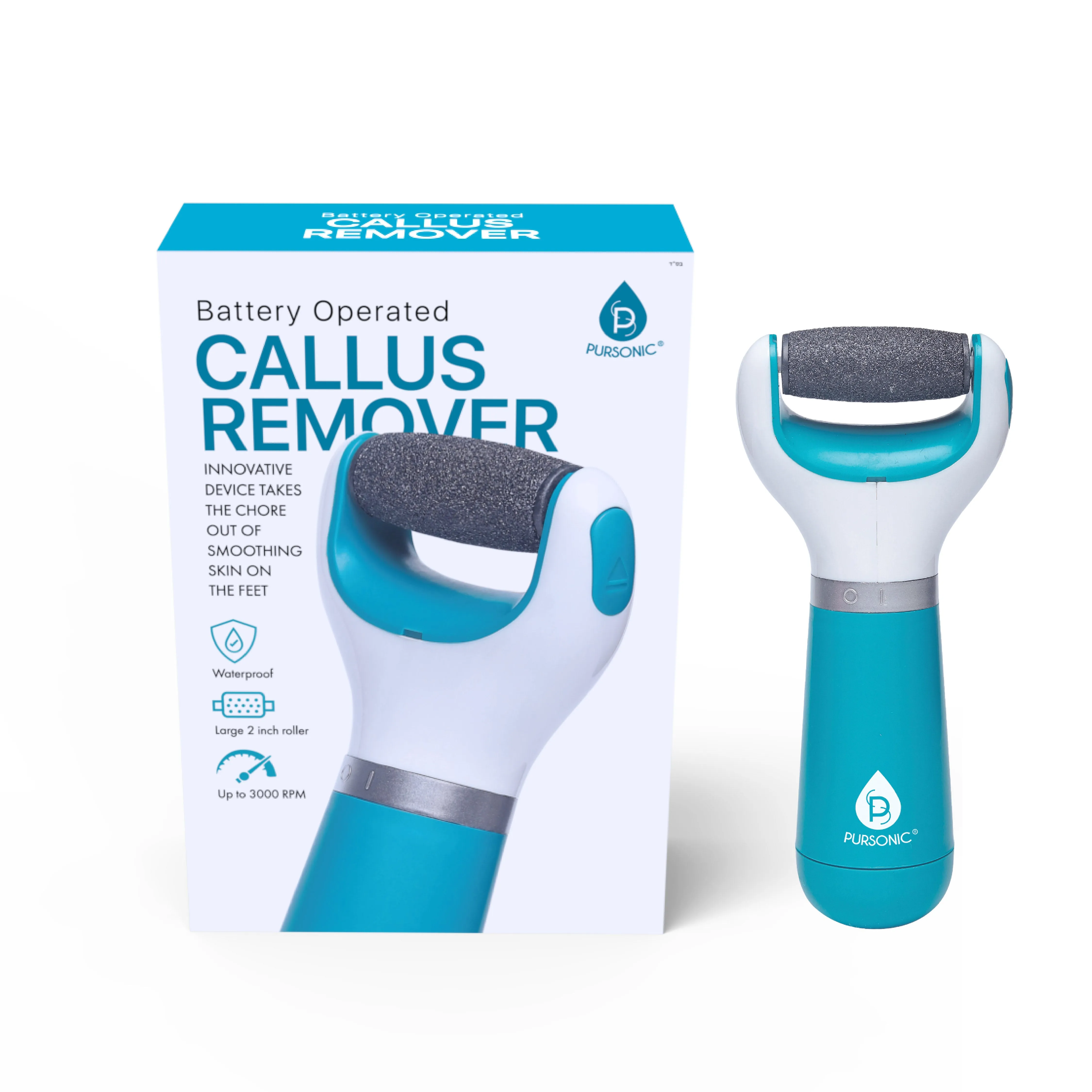 Battery-Operated Callus Remover – Effortlessly Smooth Feet with Waterproof, Safe & Comfortable Device