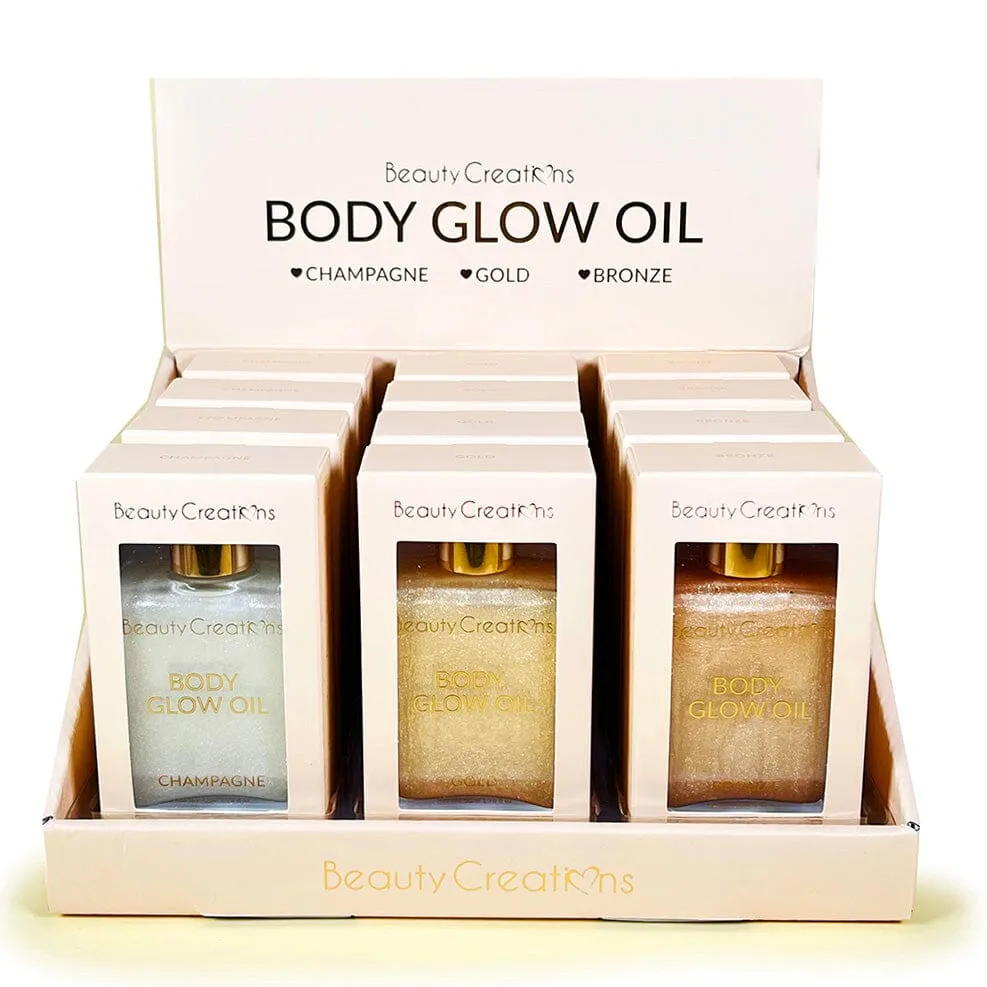 Body Grow Oil 3 Shades Display (12 units)