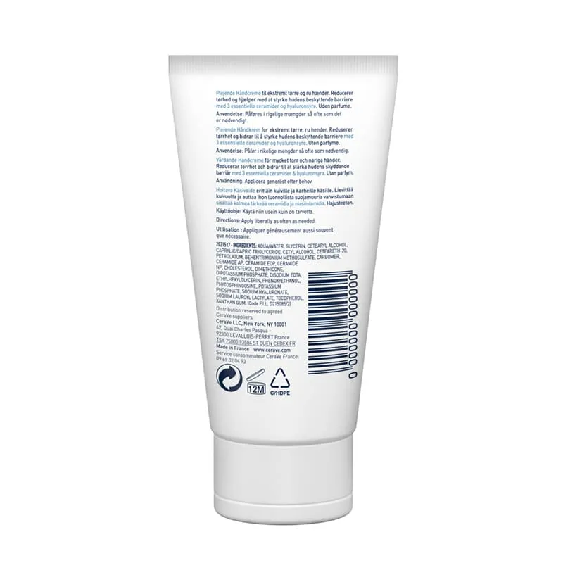 CeraVe Reparative Hand Cream for Extremely Dry, Rough Hands