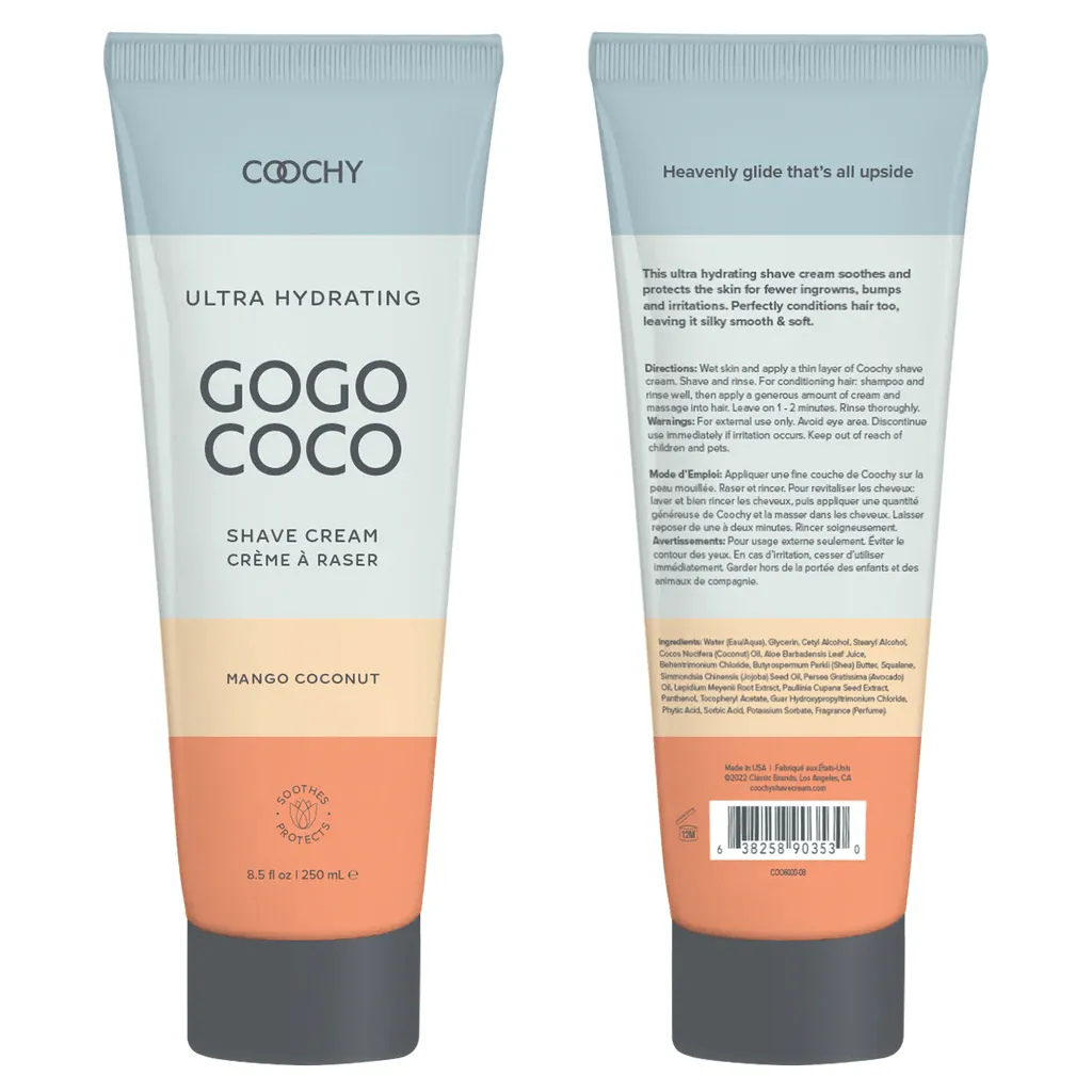 Coochy Ultra Hydrating Shave Cream Mango Coconut