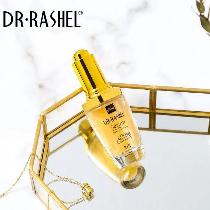 Dr. Rashel 24K Gold Serum With Real Gold Atoms & Collagen Serum DRL- 1180