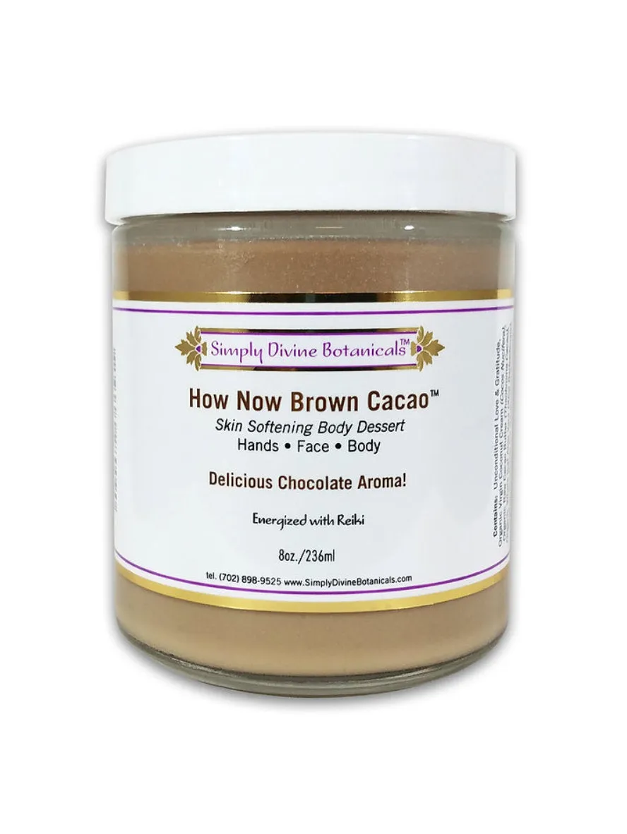 How Now Brown Cacao, 8oz, Simply Divine Botanicals