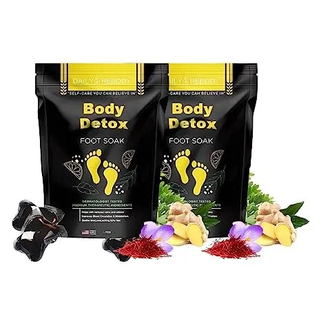 ITEM# 0107   Herbal Body Detox Foot Soak, Herbal Detox Cleansing Foot Soak Beads, Body Detox Foot Soak (Watch Video)