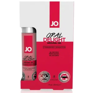 JO Oral Delight Gel 30ml - Strawberry Sensation