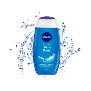 Nivea Body Wash, Fresh Pure Shower Gel, Refreshing Aquatic Scent - 250ml