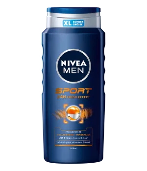 Nivea Men Shower Gel, Sport 24H Fresh Effect, 8.5 oz