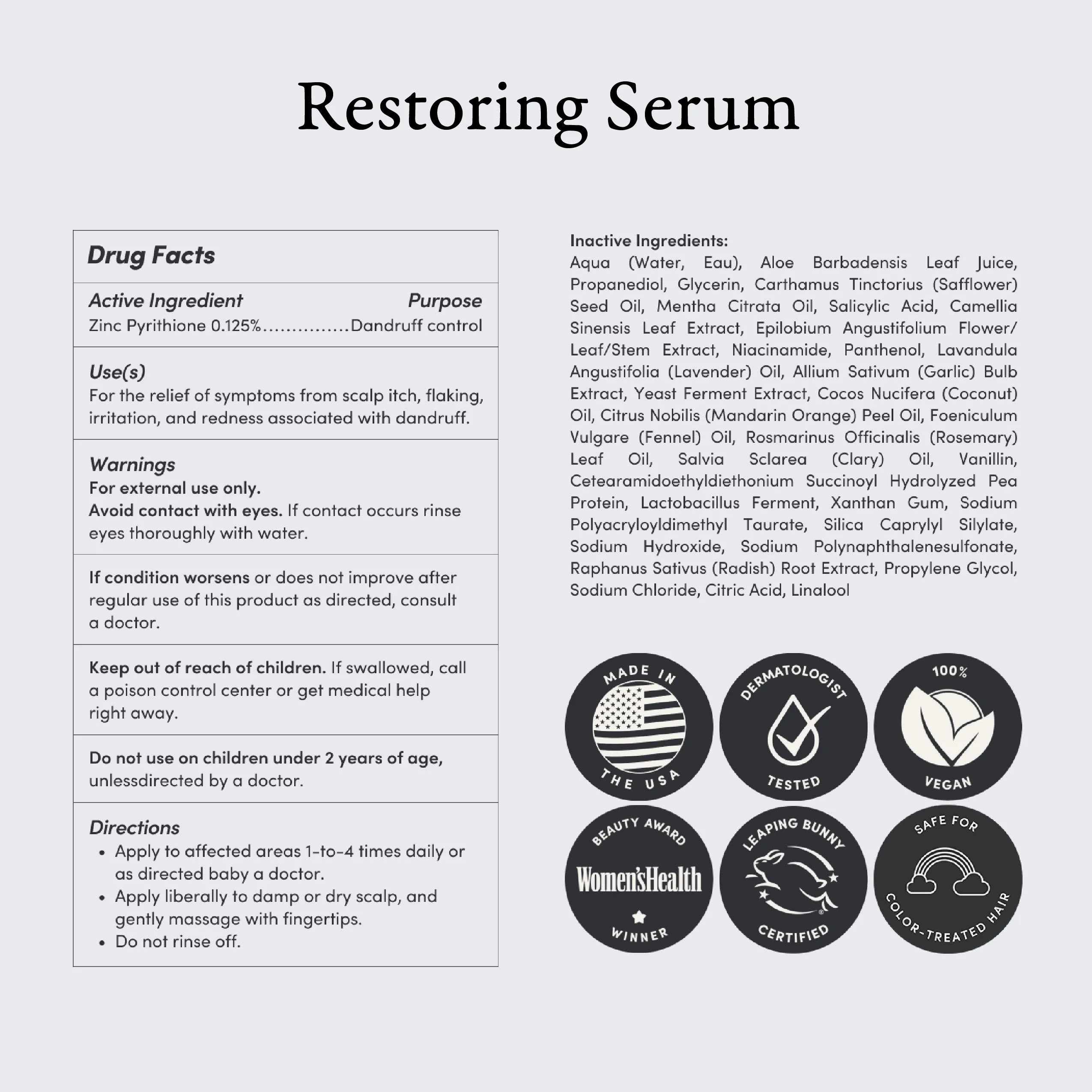 Restoring Serum