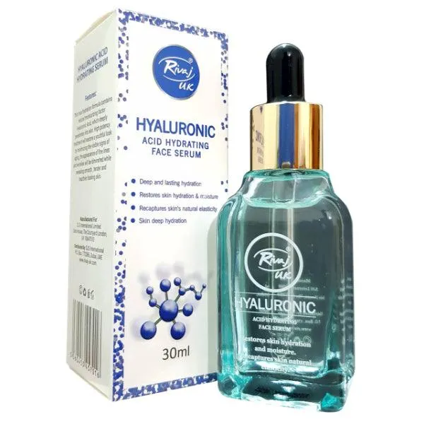 RIVAJ UK HYALRONIC ACID HYDRATING FACE SERUM 30ML