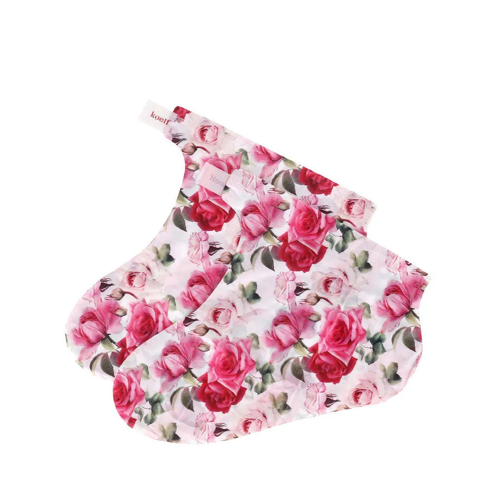 Rose Petal Satin Foot Mask