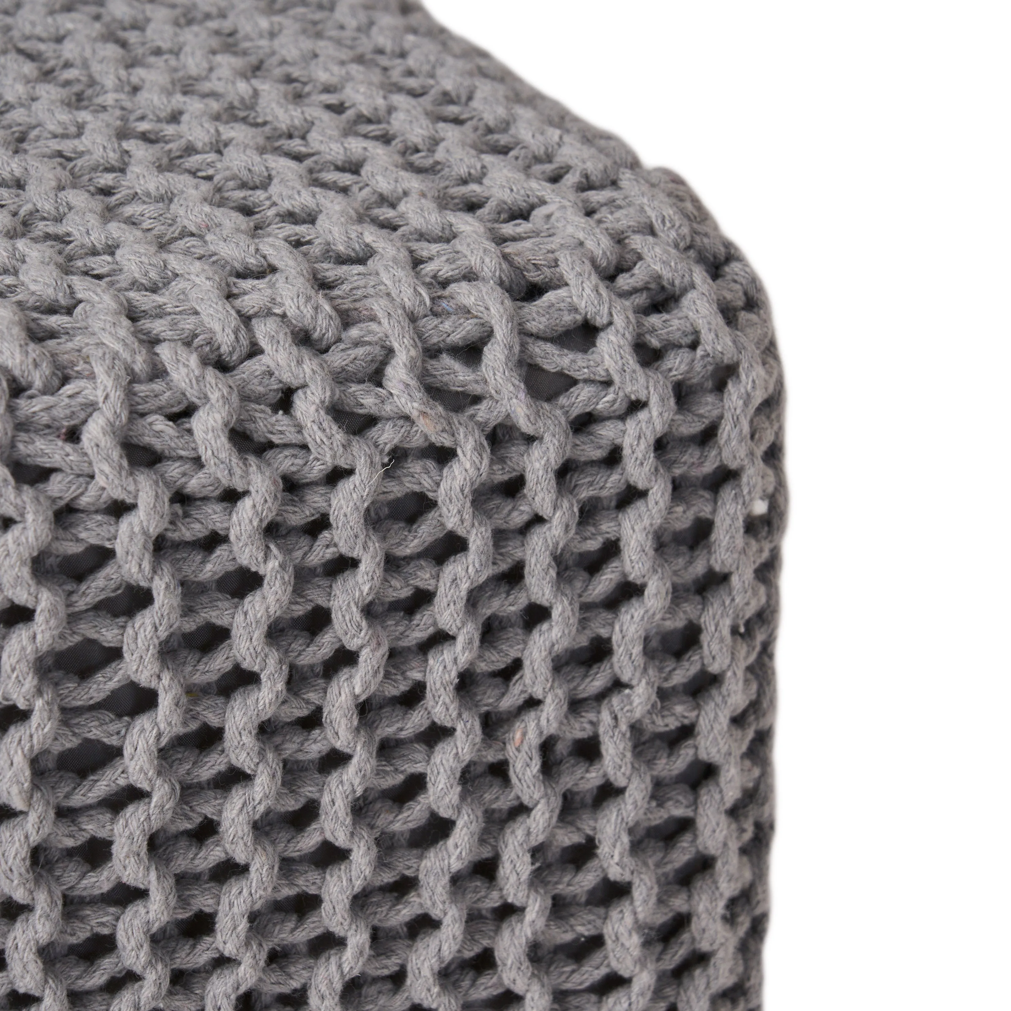 Scott Knitted Foot Stool