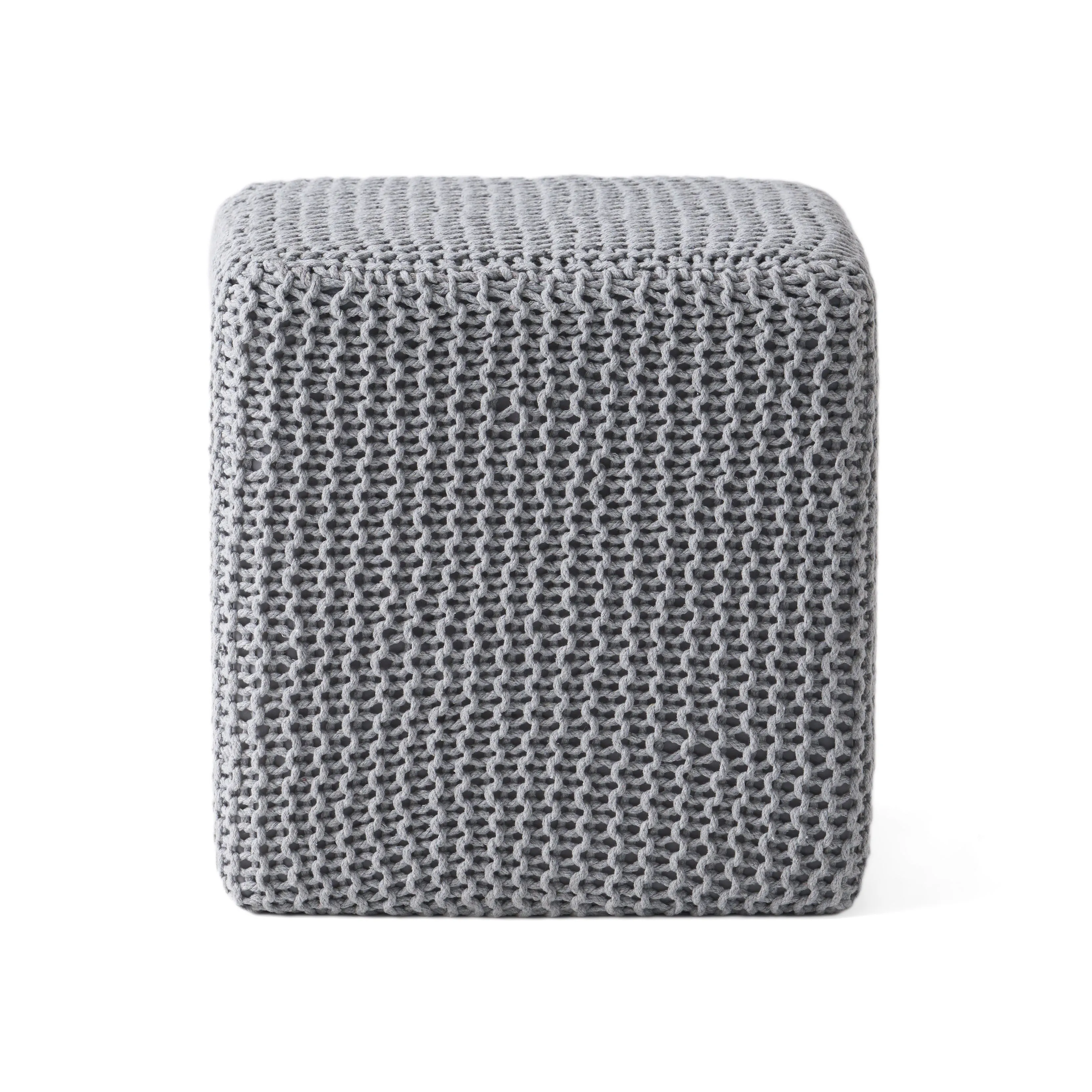 Scott Knitted Foot Stool